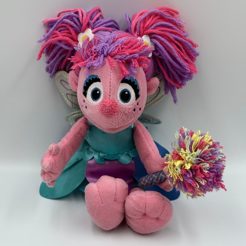 Sesame Street Abby Cadabby Plush Fairy Doll SeaWorld Busch Gardens 11 inch 2021